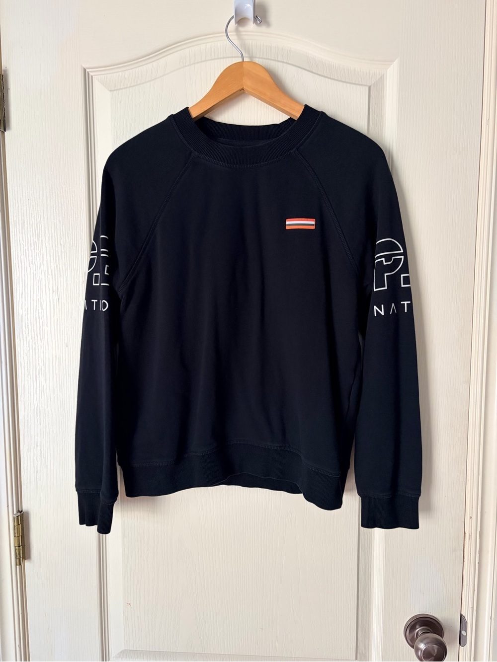 P.E Nation Moneyball sweater Black Pullover Crew Sweatshirt, small - Picture 5 of 14